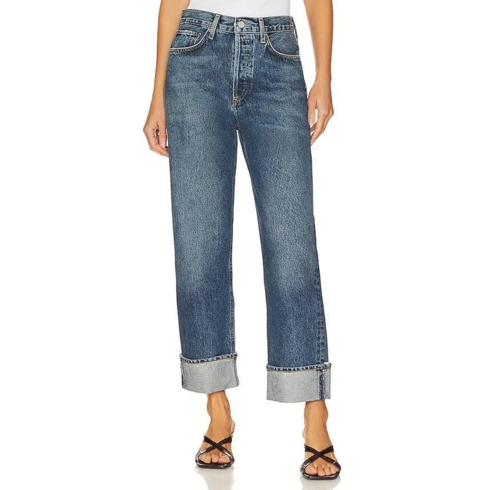 AGOLDE Fran Low Slung Easy Straight Jeans 24